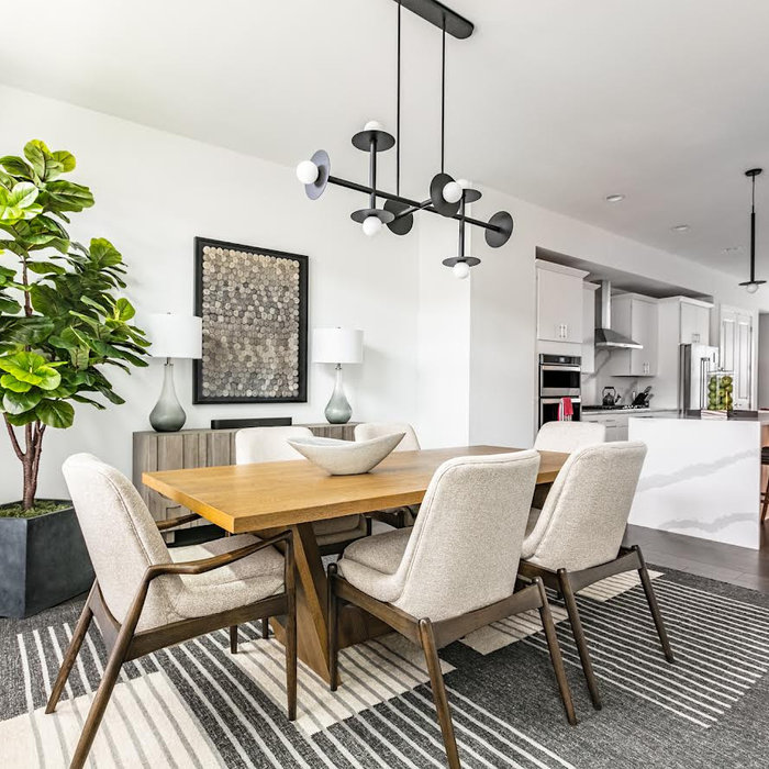 Dining room - modern dining room idea in Atlanta