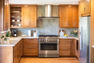 Inspiration for a transitional kitchen remodel in Los Angeles