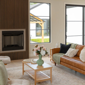 Toasted Walnut Accents Throughout Home