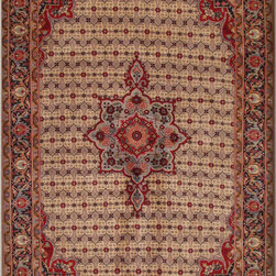 Persian Bijar rug 5'8 X 8' - Area Rugs