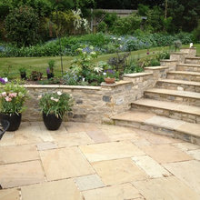 Back patio stairs