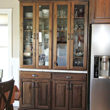 Knotty Walnut & Knotty Alder Custom Kitchen