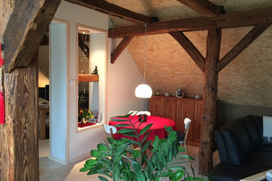 Rustikales Wohnzimmer in Hamburg