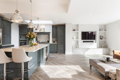 Photo of a contemporary kitchen in Manchester.