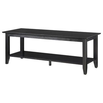 American Heritage Coffee Table With Shelf