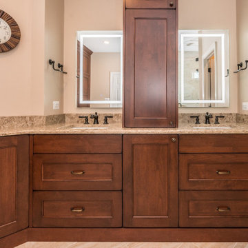 Haymarket Transitional Master Bathroom Remodel _ 13036