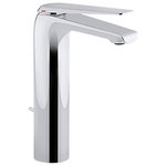Kohler - Kohler Avid Tall Single-Hdl Faucet, .5 GPM Polished Chrome - Avid is the quintessential expression of today's modern aesthetic movement. The contrast between fluid blends and sharp lines exudes sophistication and refinement. Its subtle and sensual curves invite touch, while its precise geometry gives a sense of control and precision. Avid provides warmth and magnetism to any modern contemporary bathroom. True to its origins in design minimalism, Avid revives a pure way to connect with the eye and the hand.