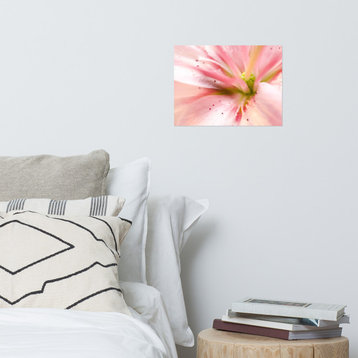 Center of the Stargazer Lily Floral Nature Photo Unframed Wall Art Print, 12" X 16"