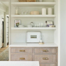 Basement Kitchen Color Scheme/Shelving Ideas