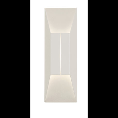 Summit LED Sconce, White/Silver, 120-277v