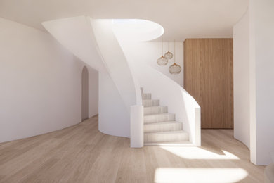 Photo of a transitional staircase in Melbourne.