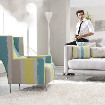 Seven Modern Lounge Accent Chair by Famaliving California