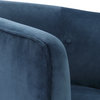 Mallorie Blue Swivel Chair