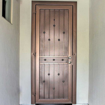 Bauble Iron Security Door with Upgraded 4″ Mounting Frame