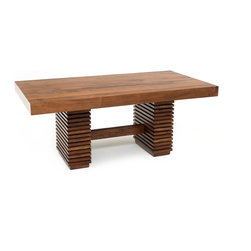 Thick Modern Chic Wood Table - Dining Tables