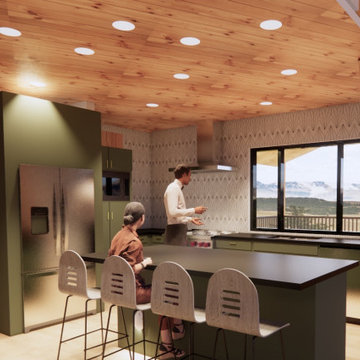 Modern A-Frame Cabin