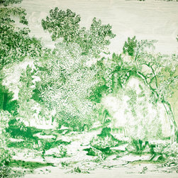 Azulejo in Forest - Fabric