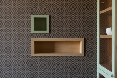 Example of a trendy home design design in Other