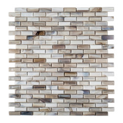 Industrie Glass &ndash; Oxygen &ndash; 10.875 x 12.25 &ndash; (12702) Mosaic - Mosaic Tile