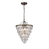 Notus 4-Light Chandelier with Crystal Accents