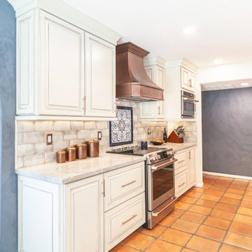 Mediterranean and Spanish Style Kitchen Remodel
