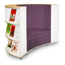 Sitzbank mit Bibliothek - Accent And Storage Benches