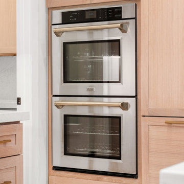 Coeurd'Alene New Build - White Quartersawn Oak Cabinets