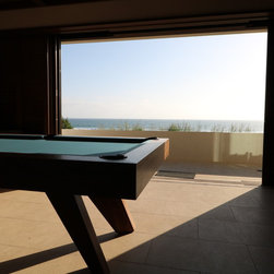 Custom Billiards Table with Poker Conversion Top - Game Tables