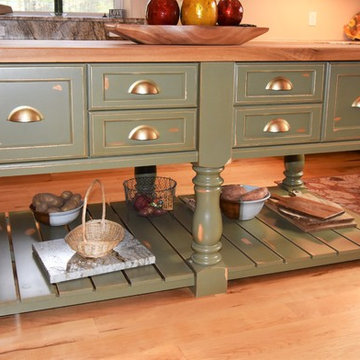 Rustic Knotty Alder Kitchen