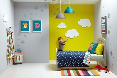 Design ideas for a modern kids' room in Other.