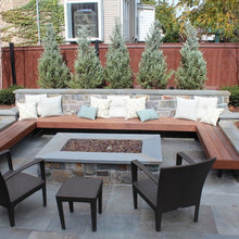 Backyard Seating Wall