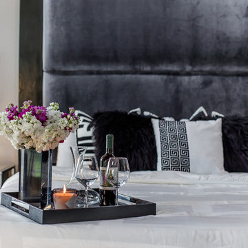 Black & White Master Bedroom