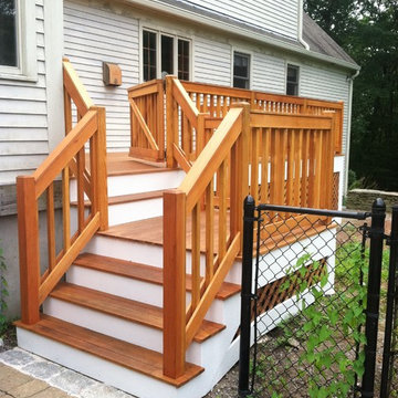 Douglas fir deck