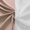 Rose Sheers and Blackout Curtains, Dusty Pink, 52"x96"