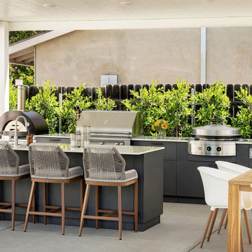 Outdoor Kitchen Featuring Evo Grill