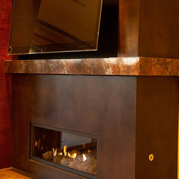 Fireplace surrounds- Volcanic Stainless Steel