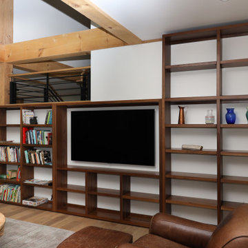 Custom Walnut Bookcase