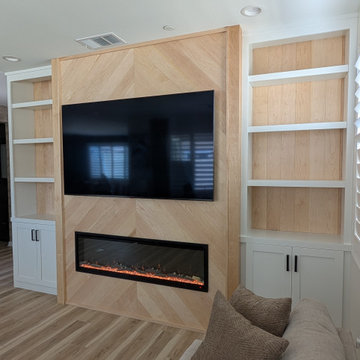 Wall paneling, Nickel Gap, Chevron, Wainscoting