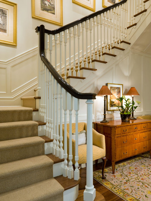 Two Toned Staircase Ideas, Pictures, Remodel and Decor