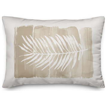 Watercolor Palm 14x20 Spun Poly Pillow