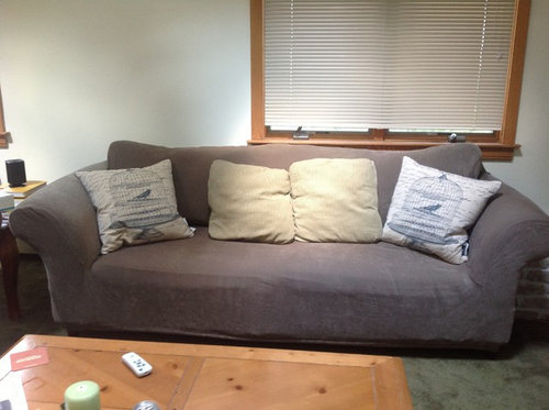 pillows for taupe couch