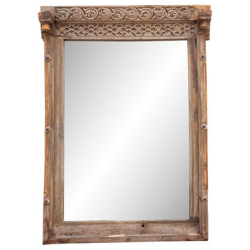 Rajasthan Haveli Carved Mirror