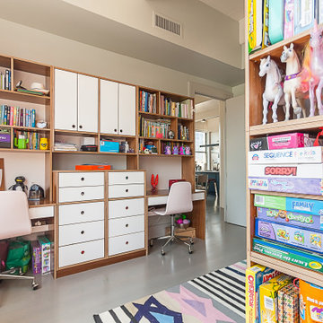 Mila and Stella's Room: Starry Dreams and Expanded Workspaces