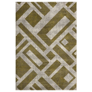 Safavieh Porcello PRL3730A 6'7"x9'6" Ivory/Gold Rug