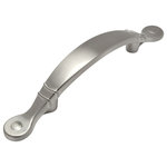 Cosmas - Cabinet Pull, 3" Hole Centers, Satin Nickel, Set of 10 - Price is for 10 pulls