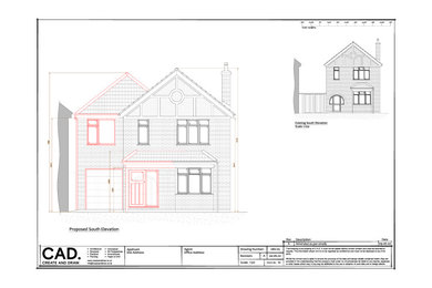 Double storey extension drawings