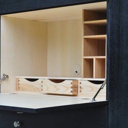 Modern Secretary Desk - Desks And Hutches