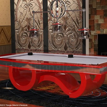 Galaxy by Triangle Billiards