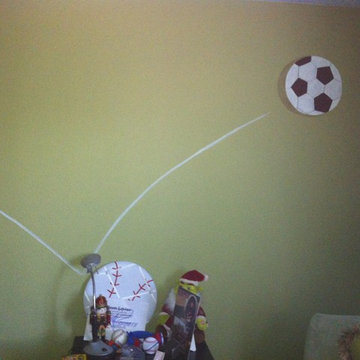 Boy's soccer room