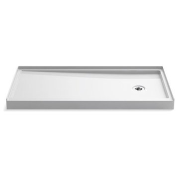 Kohler Rely 60" X 30" Shower Base with Right-Hand Drain, White